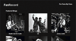 Desktop Screenshot of fanrecord.com
