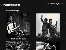 Tablet Screenshot of fanrecord.com